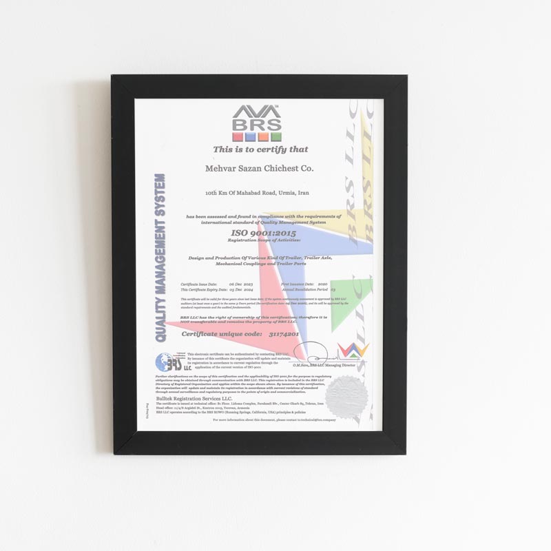 ISO 9001:2015 Certification