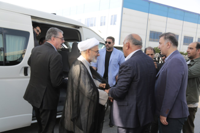 بازدید وزیر صمت و استاندار آذربایجانغربی از واحد تولیدی و صنعتی محورسازان چیچست بازدید وزیر صمت و استاندار آذربایجانغربی از واحد تولیدی و صنعتی محورسازان چیچست