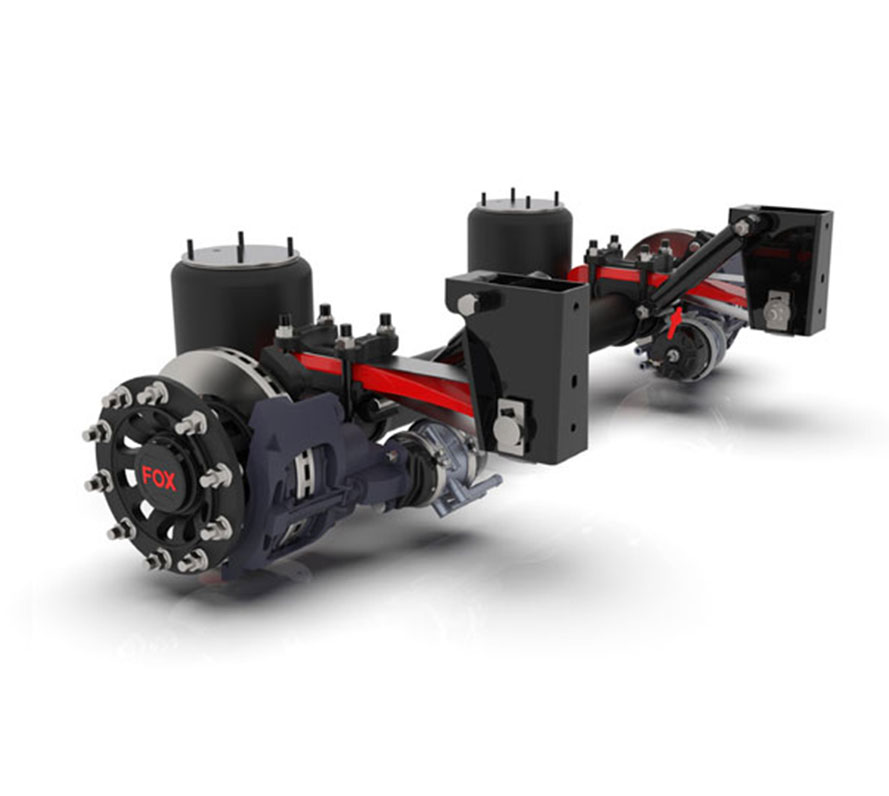 Disc Brake Axle with Leaf spring (9 ton)