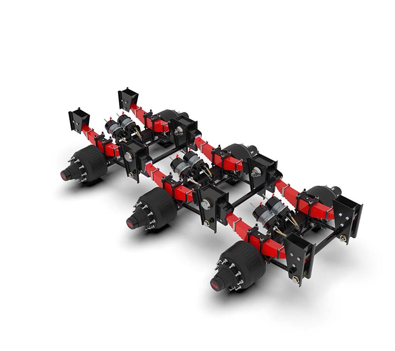 محور ساجی فنر مکانیکی FOX با ظرفیت 16 تن