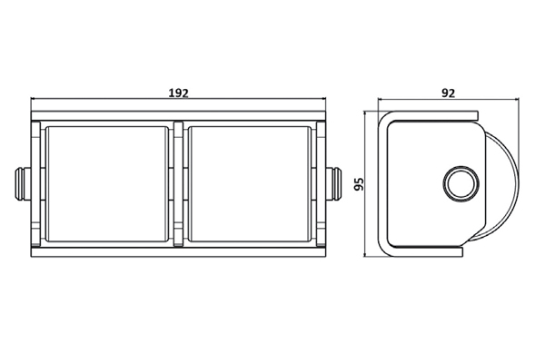 ضربه گیر عقب تریلی فوکس