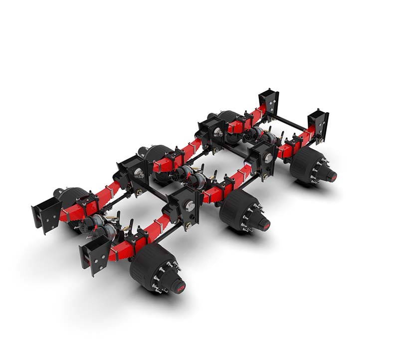 محور ساجی فنر مکانیکی FOX با ظرفیت 16 تن