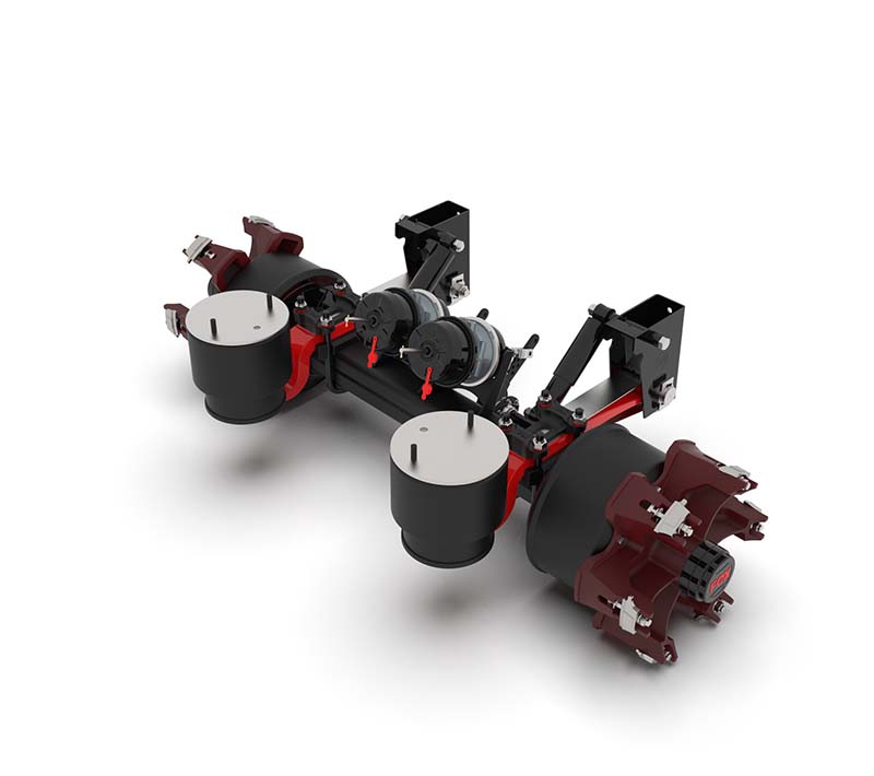 محور پره ای فنری FOX با ظرفیت 12 تن