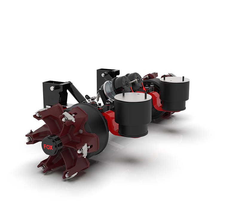 محور پره ای فنری FOX با ظرفیت 12 تن