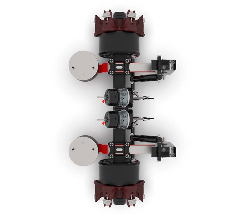 محور پره ای فنری FOX با ظرفیت 12 تن