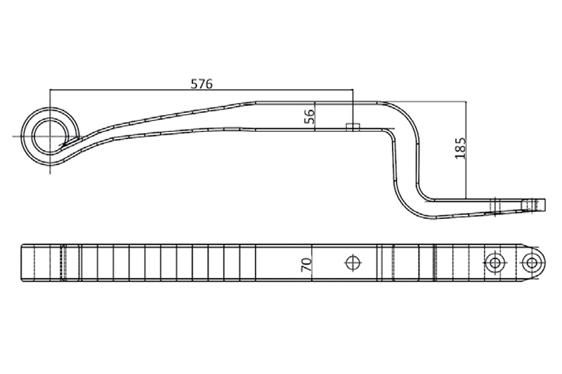 FOX Leaf Spring 7 cm Deep