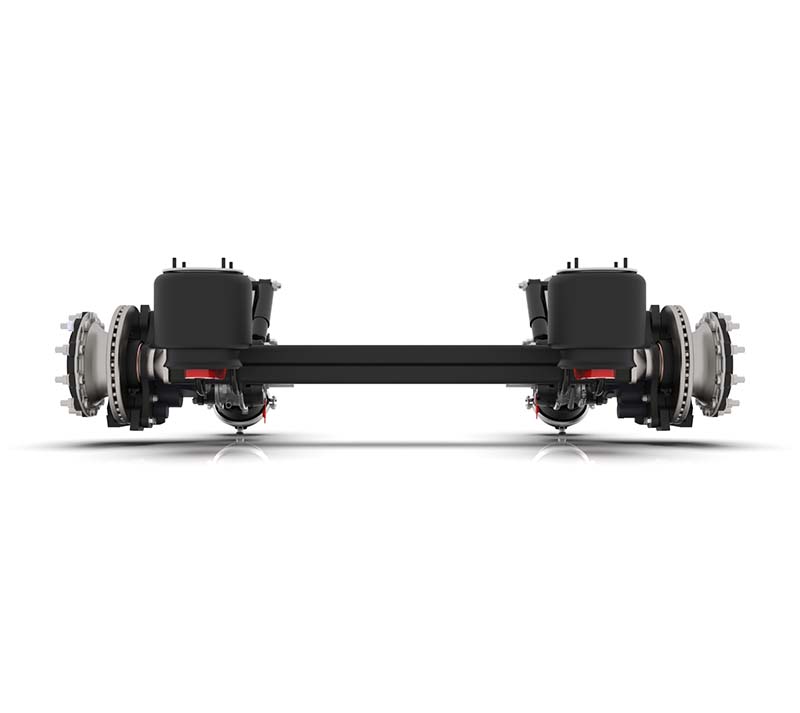 FOX Disc Brake Axle (9 ton) With Leaf Spring (100 mm)