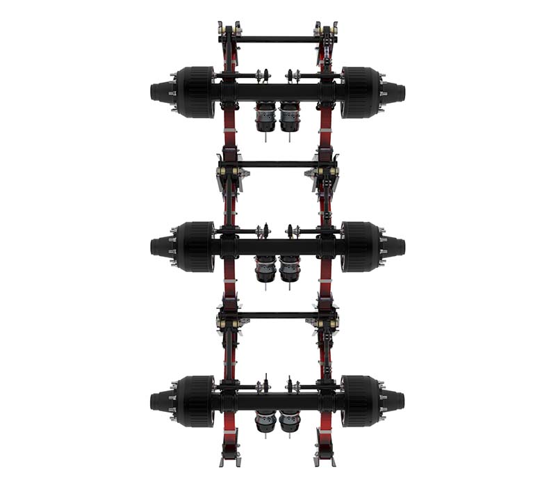 محور ساجی فنر مکانیکی FOX با ظرفیت 16 تن