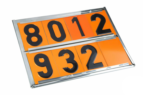 پلاک شماره تانکر تریلی فوکس