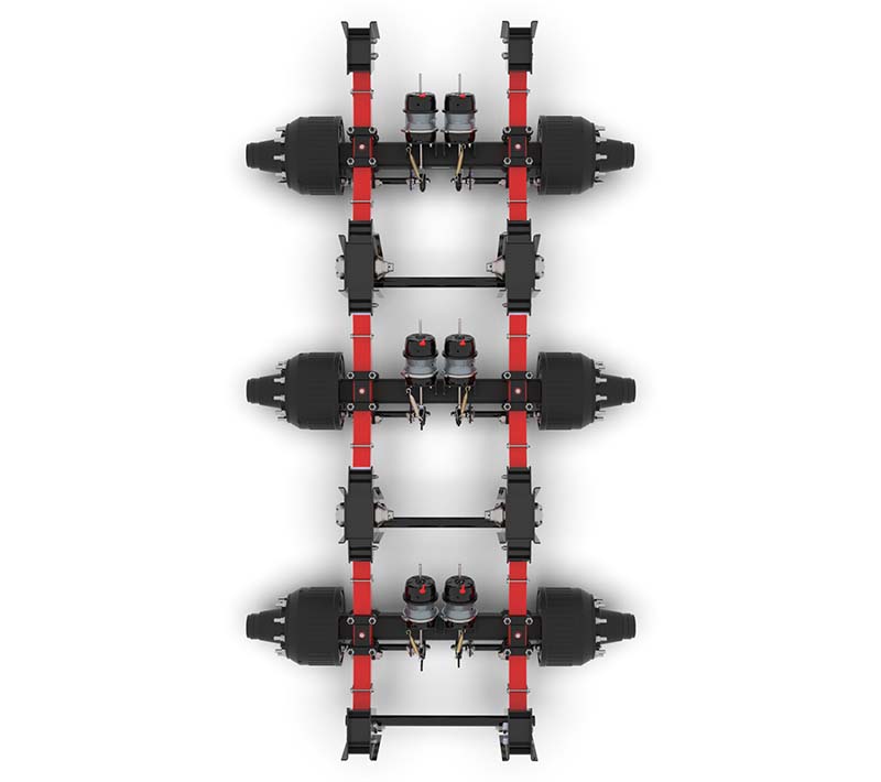 محور ساجی فنر مکانیکی FOX با ظرفیت 16 تن